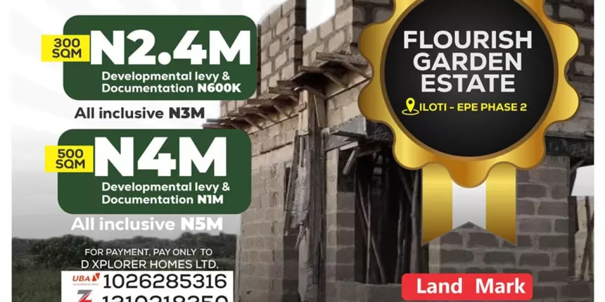 Flourish Garden Estate Phase 2, ILoti Epe, Lagos Nigeria