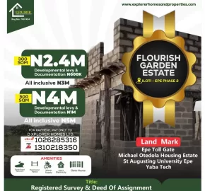 Flourish Garden Estate Phase 2, ILoti Epe, Lagos Nigeria