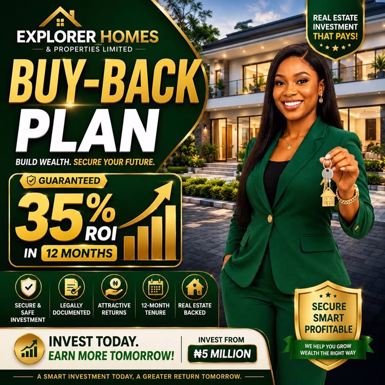 Real Estate Buy Back Investment Plan