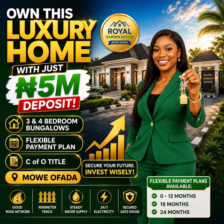 Own Affordable Luxury Home In Mowe Ogun State Nigeria1